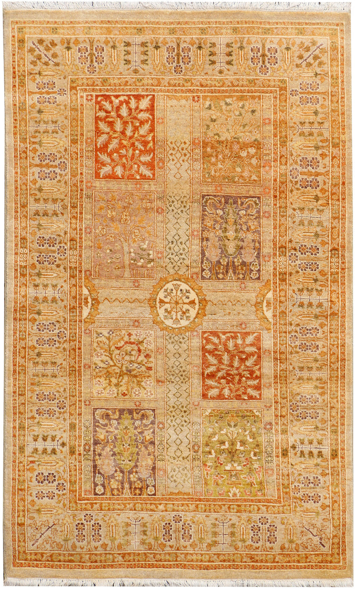 Multi Colored Bakhtiar 3'  2" x 5' " - No. QA51079