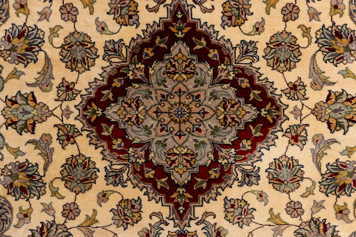 Blanched Almond Kashan 3'  7" x 5'  4" - No. QA30061