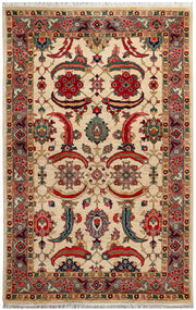 Blanched Almond Sultanabad 3' 2 x 4' 11 - No. 37731 - ALRUG Rug Store