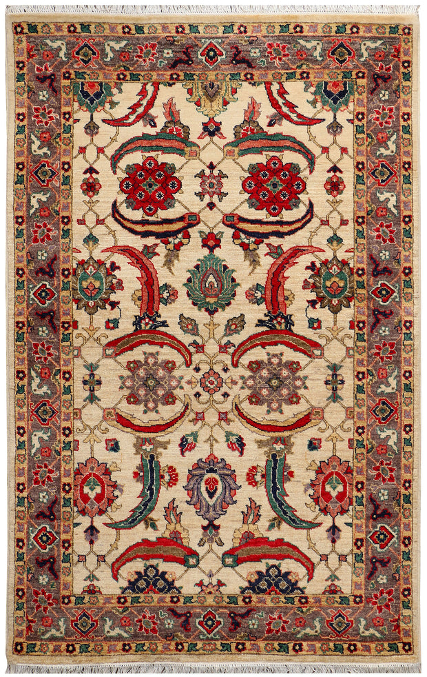 Blanched Almond Sultanabad 3' 2 x 4' 11 - No. 37731 - ALRUG Rug Store