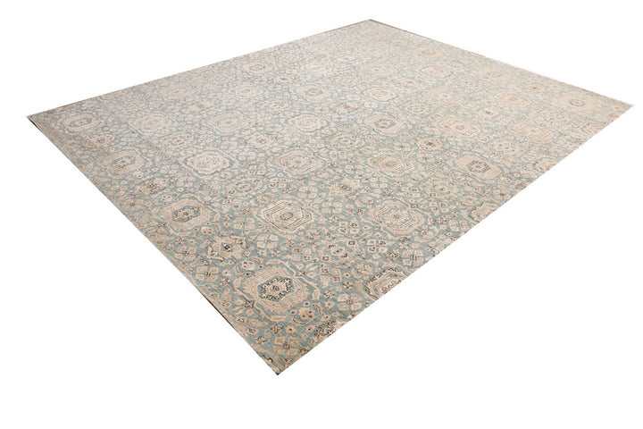 Silver Ikat 7' 11 x 10' 2 - No. 37761 - ALRUG Rug Store
