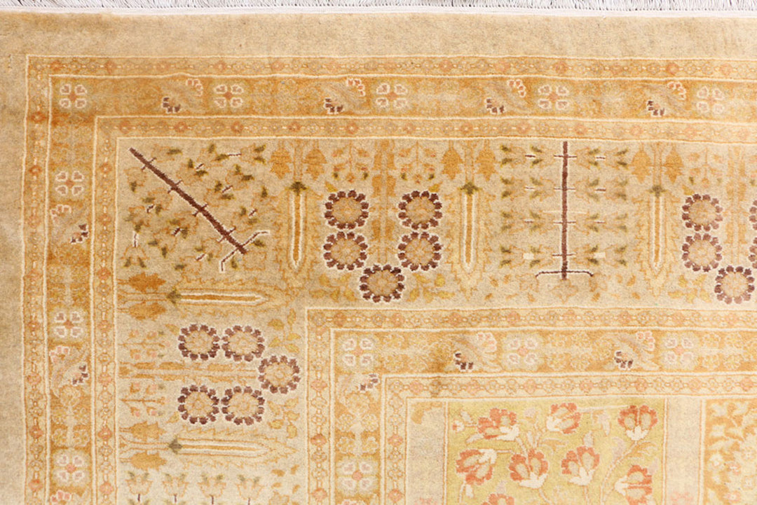 Wheat Bakhtiar 8'  3" x 9'  11" - No. QA62596