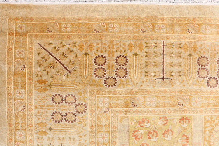 Wheat Bakhtiar 8'  3" x 9'  11" - No. QA62596