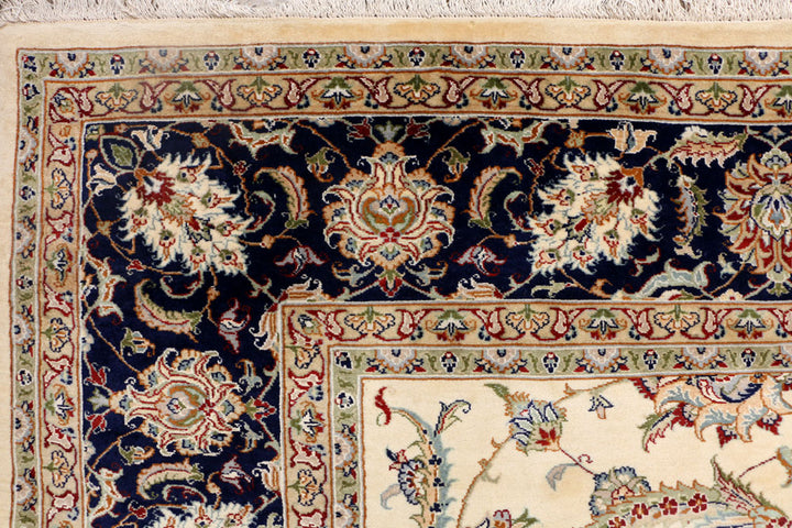 Blanched Almond Kashan 7' 10 x 9' 9 - No. 37763 - ALRUG Rug Store