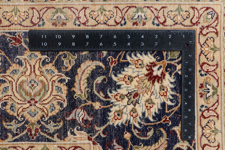 Blanched Almond Kashan 7' 10 x 9' 9 - No. 37763 - ALRUG Rug Store