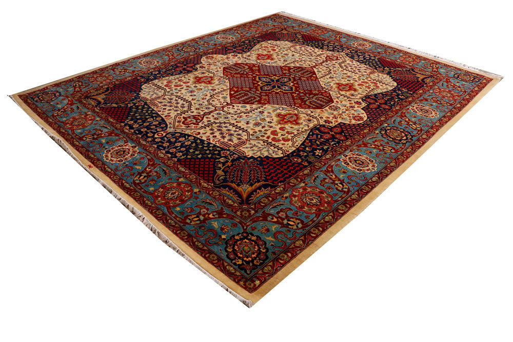 Navajo White Isfahan 8' 2 x 9' 8 - No. 37773 - ALRUG Rug Store