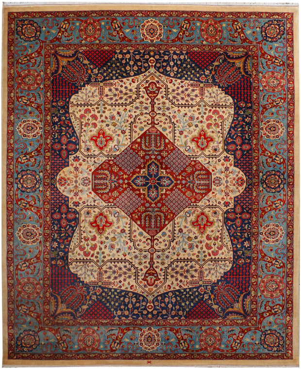 Navajo White Isfahan 8' 2 x 9' 8 - No. 37773 - ALRUG Rug Store