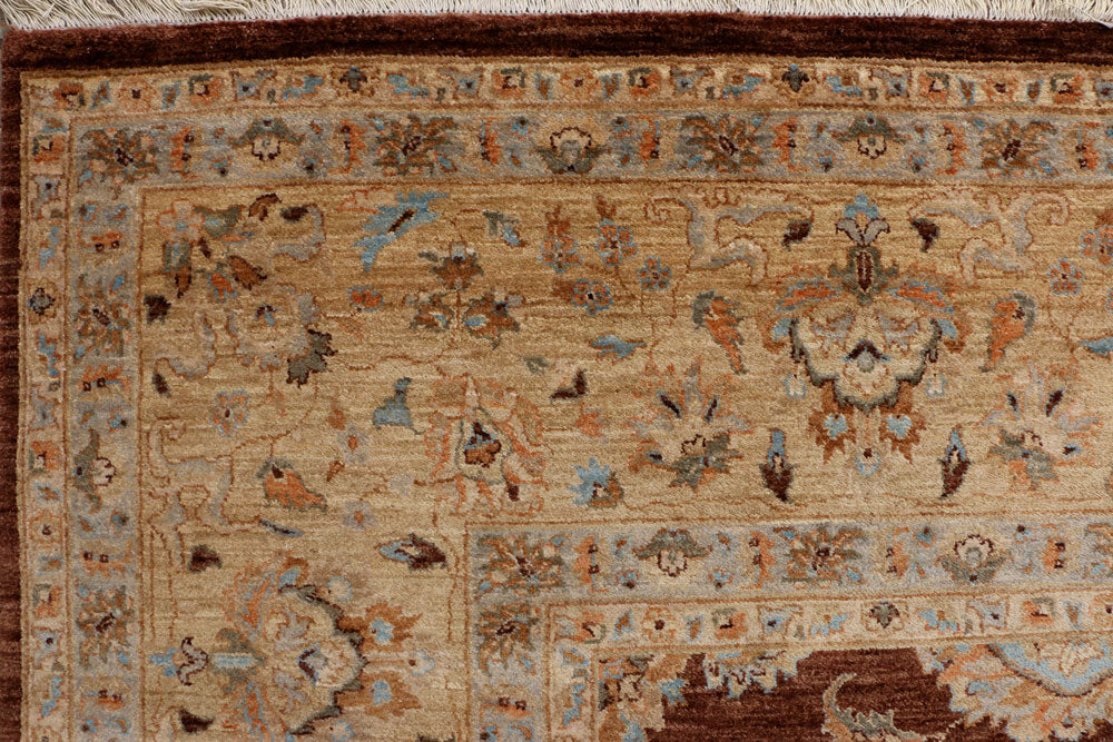 Saddle Brown Ziegler 8' x 9' 11 - No. 37776 - ALRUG Rug Store