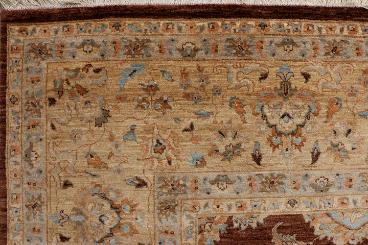Saddle Brown Ziegler 8' x 9' 11 - No. 37776 - ALRUG Rug Store