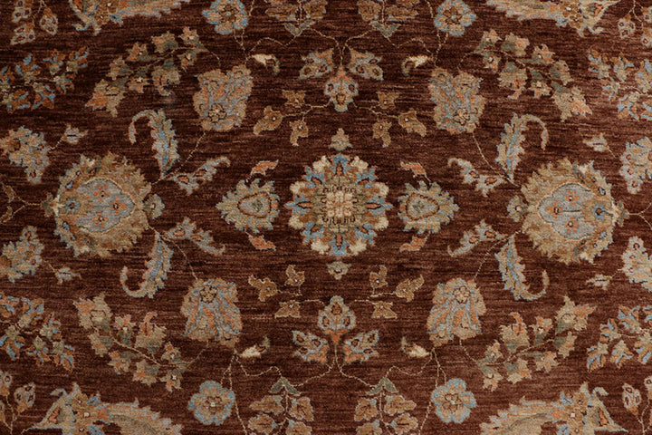 Saddle Brown Ziegler 8'  x" 9'  11" - No. QA85343