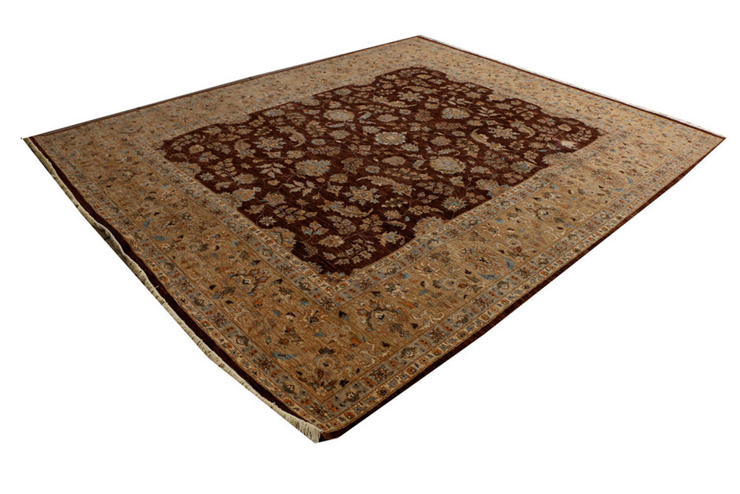 Saddle Brown Ziegler 8'  x" 9'  11" - No. QA85343