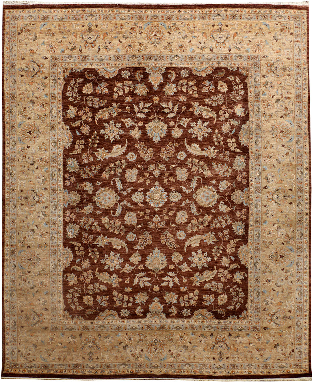 Saddle Brown Ziegler 8' x 9' 11 - No. 37776 - ALRUG Rug Store
