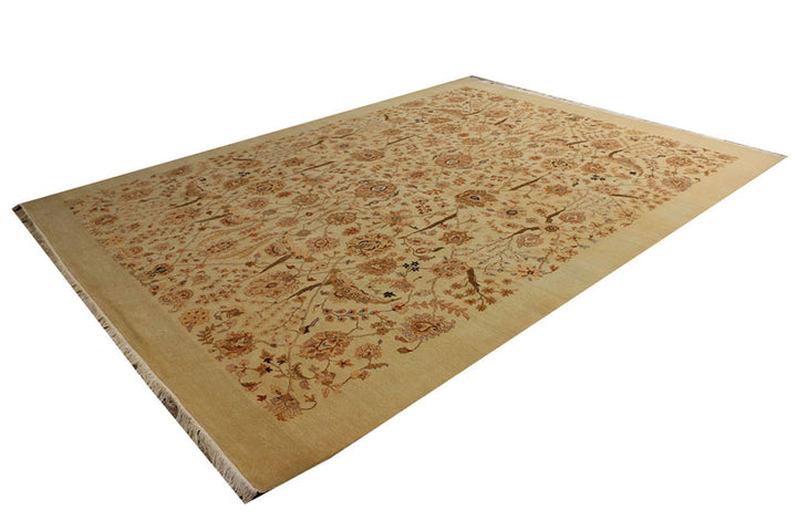 Navajo White Ikat 8'  11" x 12' " - No. QA10685