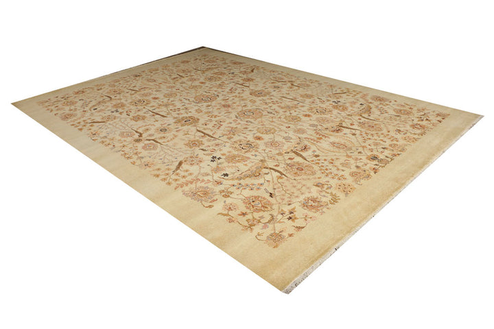 Navajo White Ikat 8' 11 x 12' - No. 37777 - ALRUG Rug Store