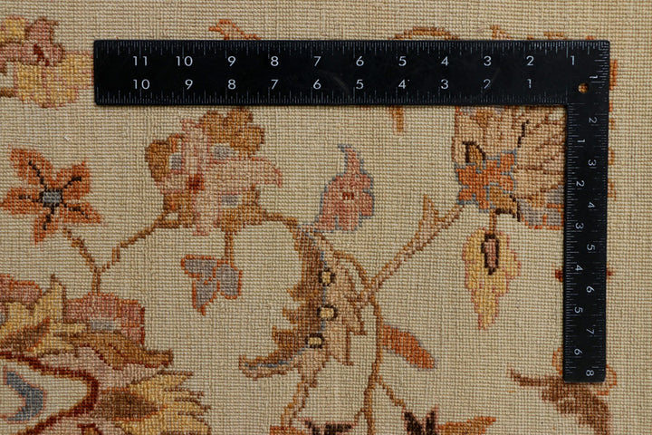 Navajo White Ikat 8' 11 x 12' - No. 37777 - ALRUG Rug Store