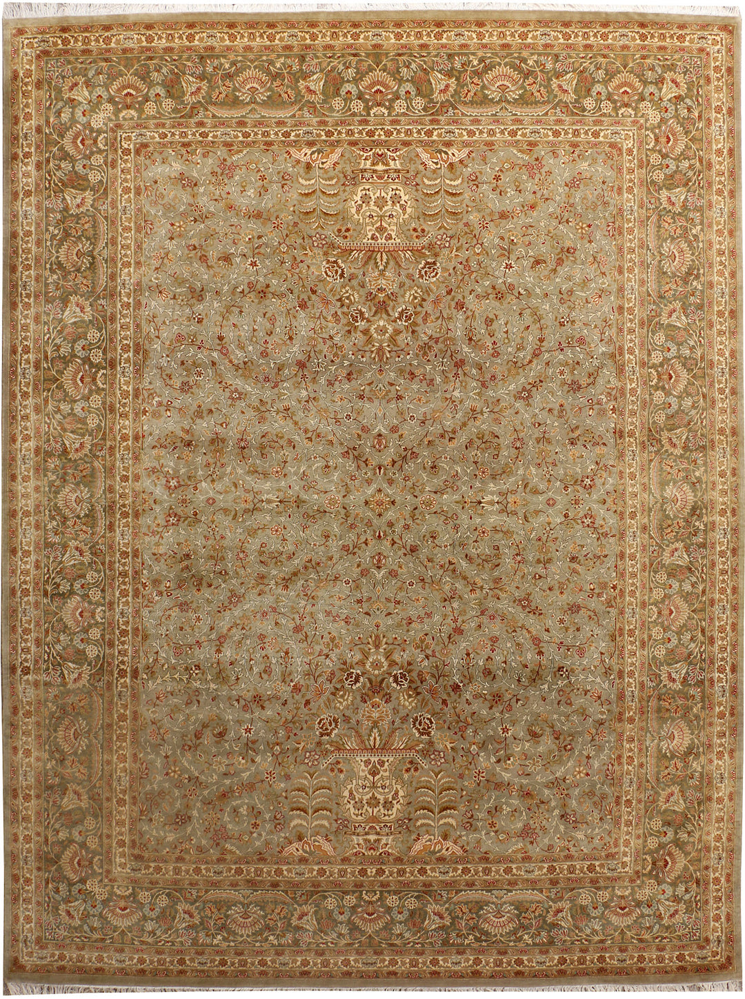 Grey Mahal 9' x 12' 4 - No. 37778 - ALRUG Rug Store