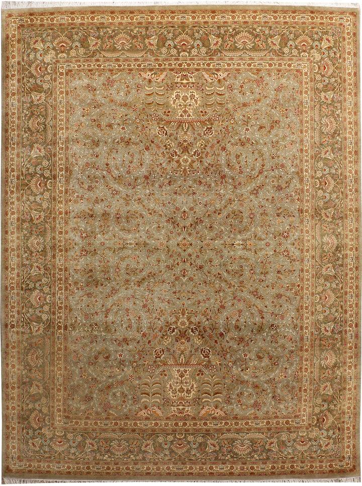 Grey Mahal 9' x 12' 4 - No. 37778 - ALRUG Rug Store