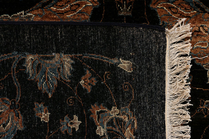 Black Ikat 9'  1" x 9'  3" - No. QA47872