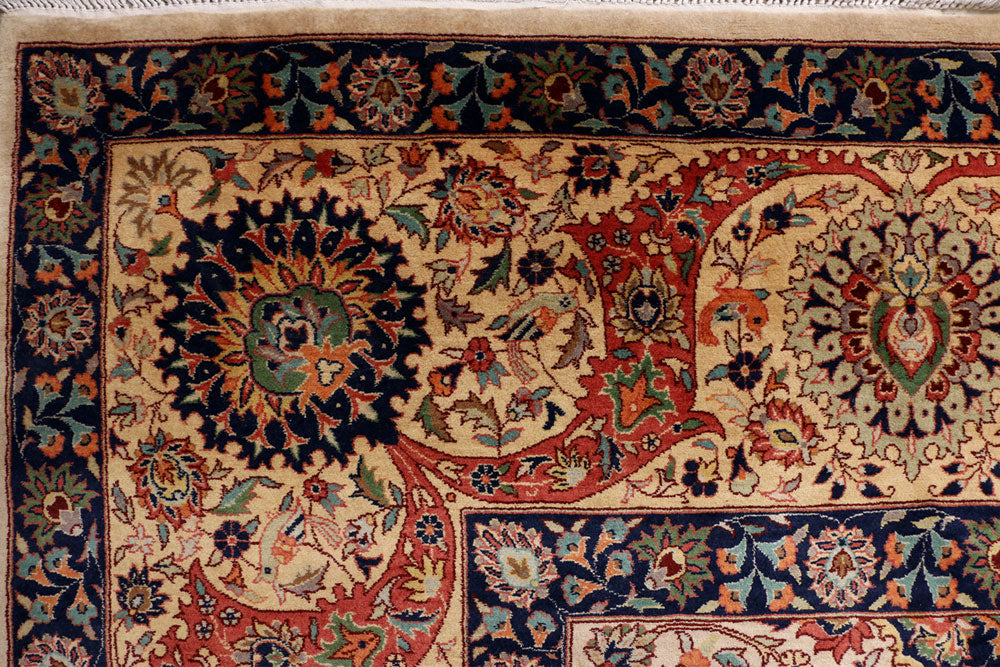 Blanched Almond Mahal 9' 1 x 12' 4 - No. 37783 - ALRUG Rug Store