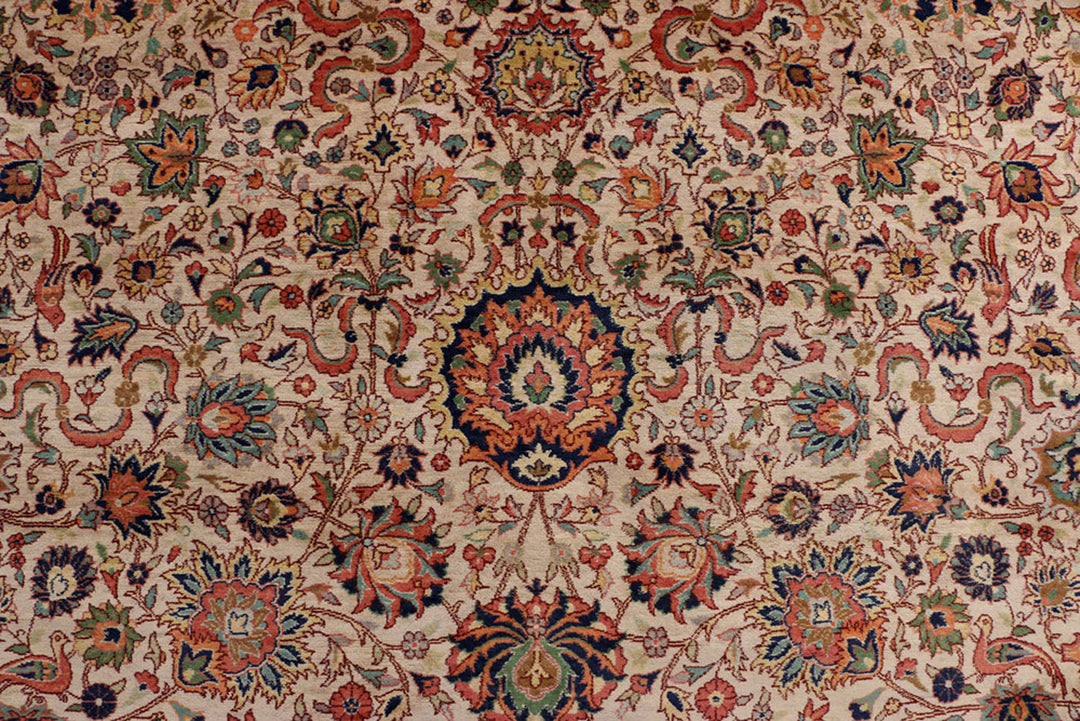 Blanched Almond Mahal 9'  1" x 12'  4" - No. QA95510