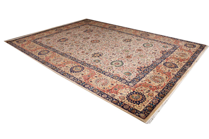 Blanched Almond Mahal 9' 1 x 12' 4 - No. 37783 - ALRUG Rug Store