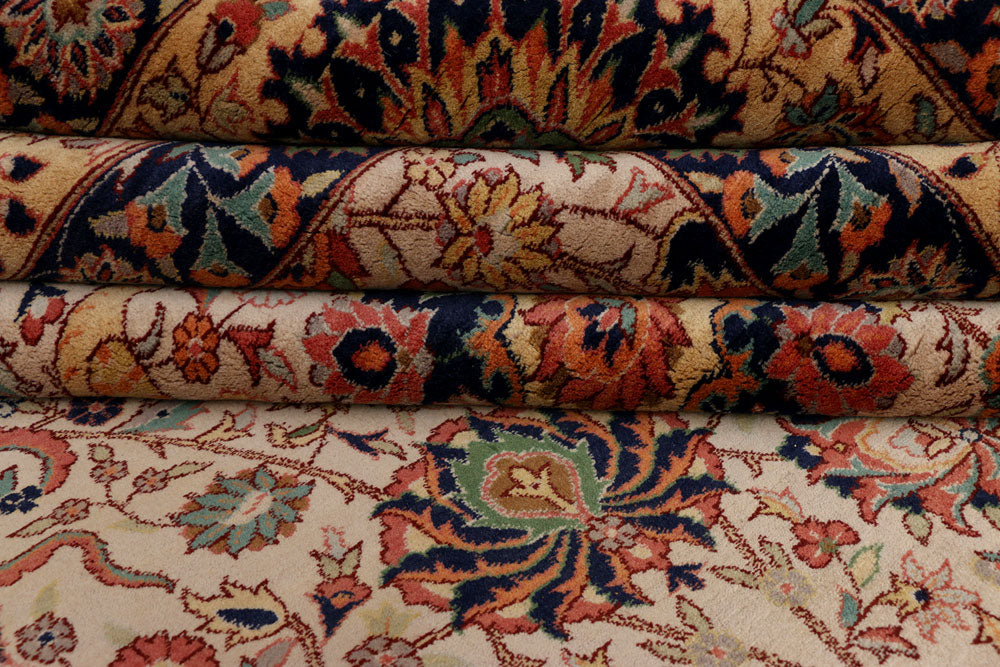 Blanched Almond Mahal 9' 1 x 12' 4 - No. 37783 - ALRUG Rug Store