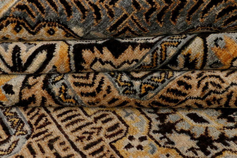 Black Mamluk 6' x 9' 3 - No. 37793 - ALRUG Rug Store