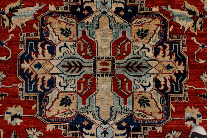 Firebrick Serapi 9' x 11' 9 - No. 37798 - ALRUG Rug Store