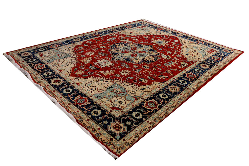 Firebrick Serapi 9' x 11' 9 - No. 37798 - ALRUG Rug Store