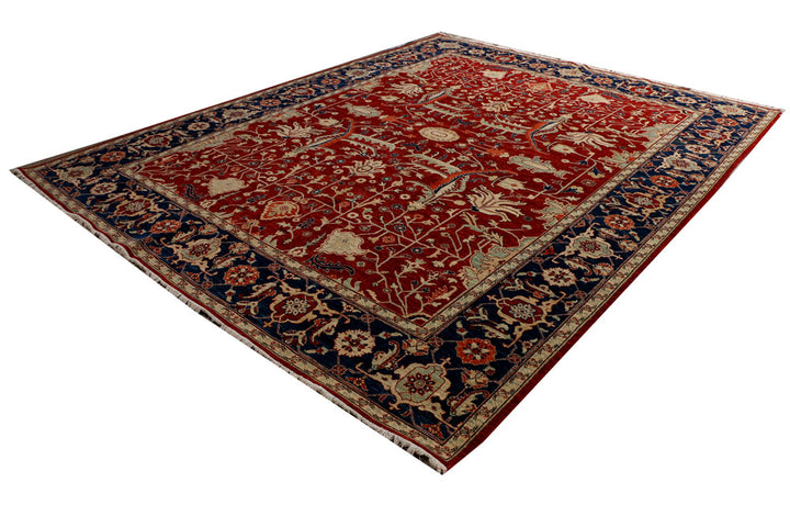 Firebrick Serapi 8' 11 x 11' 7 - No. 37799 - ALRUG Rug Store