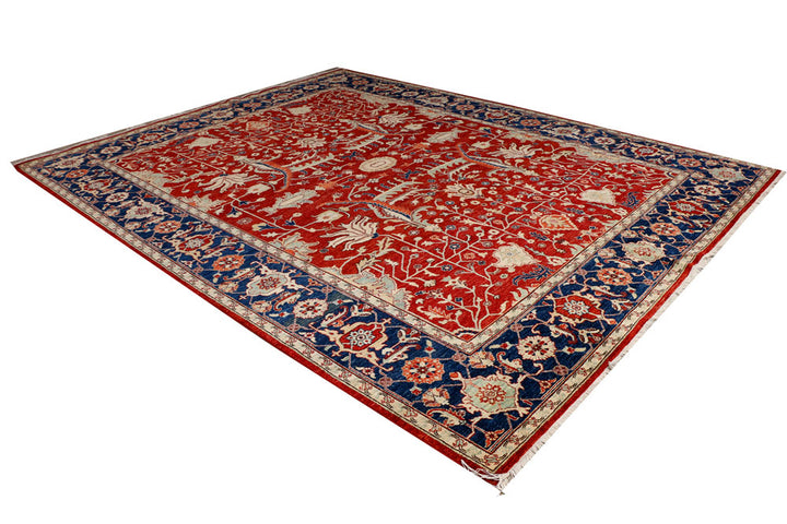 Firebrick Serapi 8' 11 x 11' 7 - No. 37799 - ALRUG Rug Store