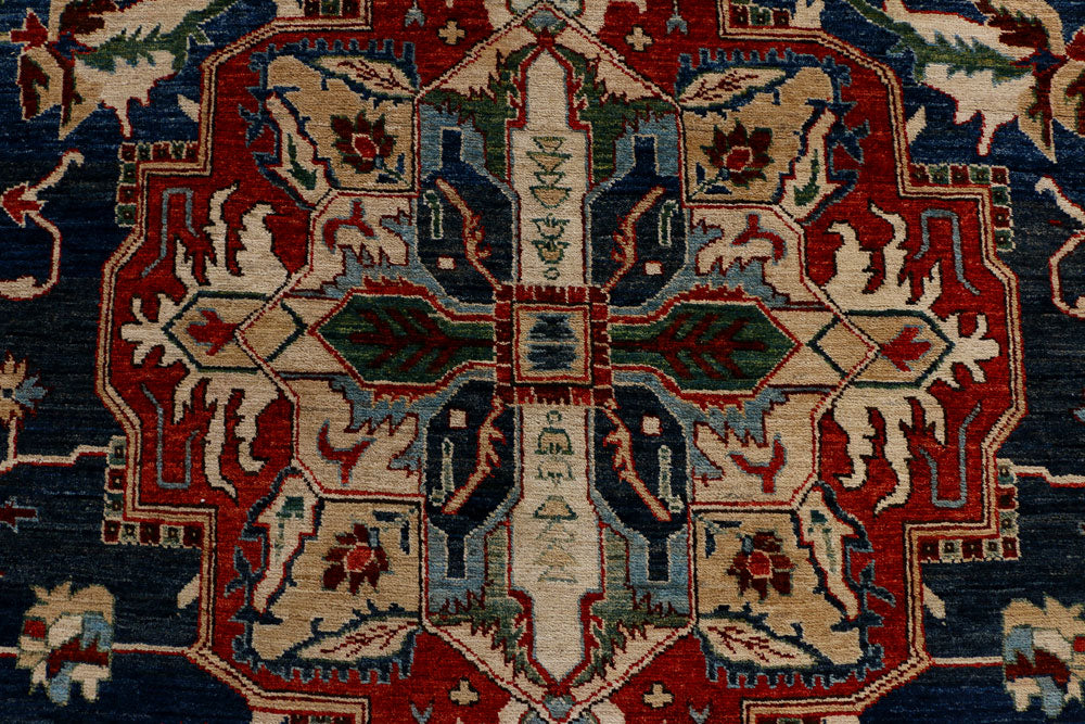 Dark Blue Serapi 8' 4 x 11' 2 - No. 37800 - ALRUG Rug Store