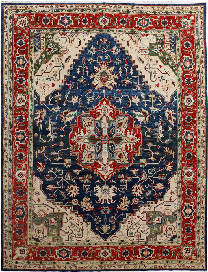 Dark Blue Serapi 8' 4 x 11' 2 - No. 37800 - ALRUG Rug Store