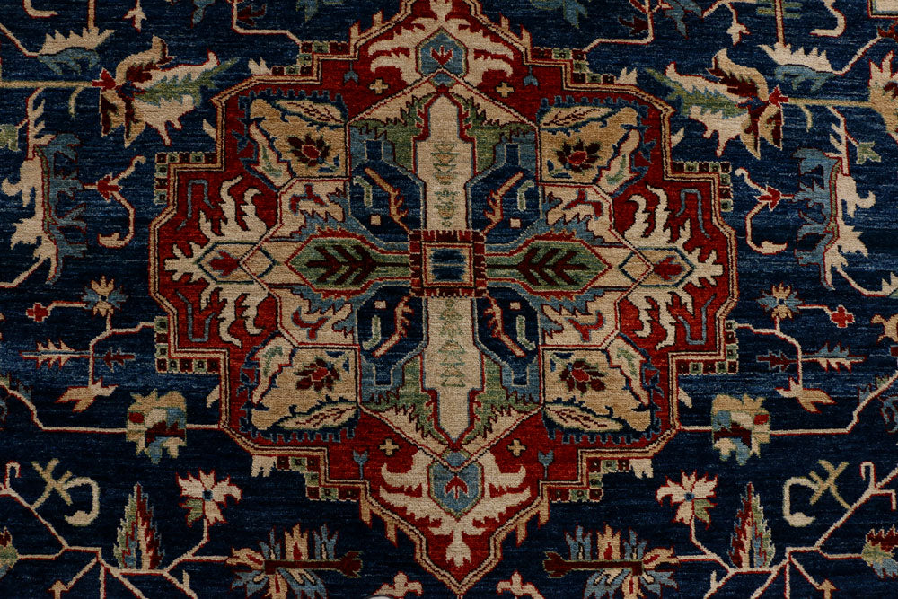 Navy Serapi 8' 2 x 11' 3 - No. 37806 - ALRUG Rug Store