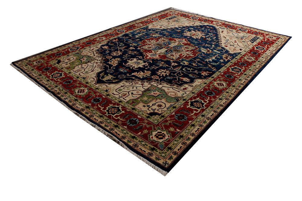 Navy Serapi 8' 2 x 11' 3 - No. 37806 - ALRUG Rug Store