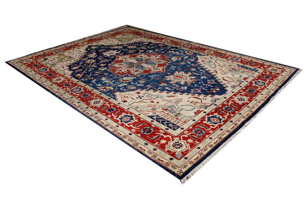 Navy Serapi 8' 2 x 11' 3 - No. 37806 - ALRUG Rug Store