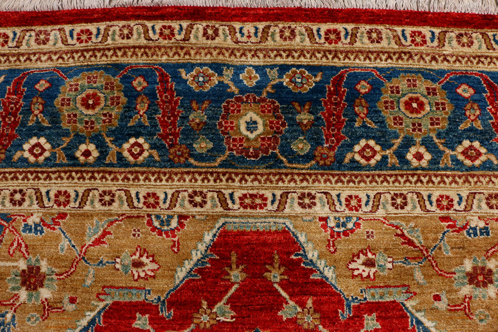 Firebrick Mamluk 8' x 10' 9 - No. 37807 - ALRUG Rug Store