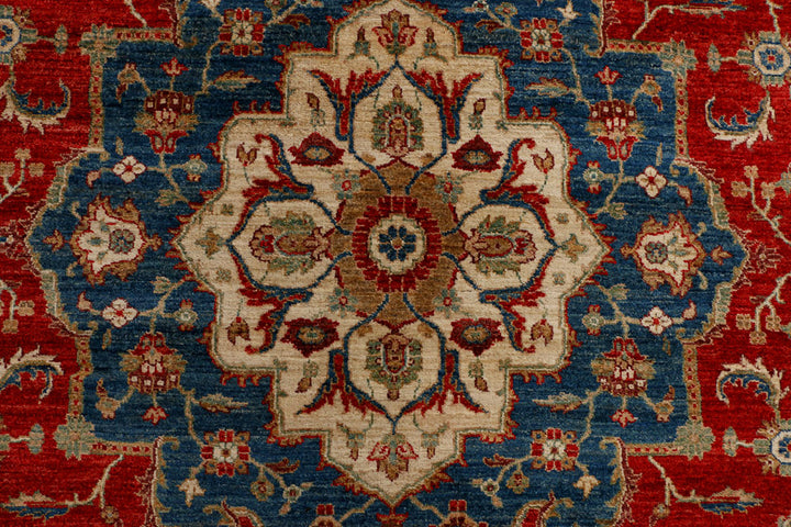 Firebrick Mamluk 8' x 10' 9 - No. 37807 - ALRUG Rug Store