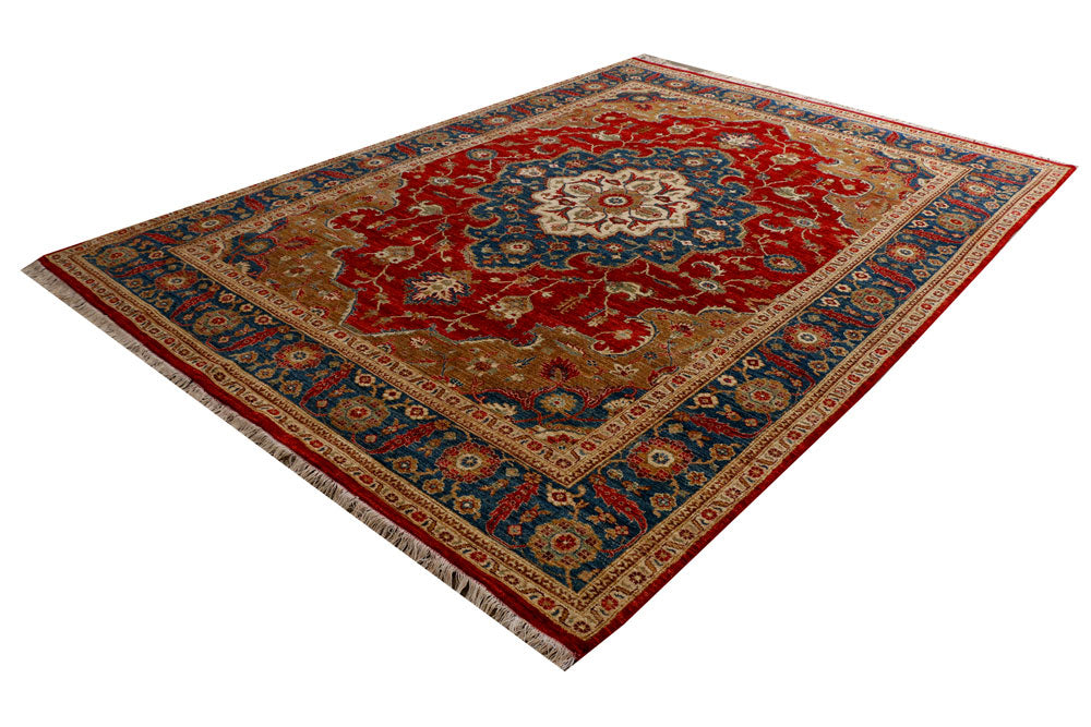 Firebrick Mamluk 8' x 10' 9 - No. 37807 - ALRUG Rug Store
