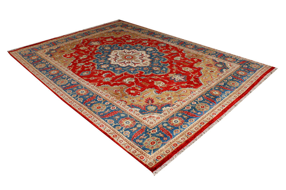 Firebrick Mamluk 8' x 10' 9 - No. 37807 - ALRUG Rug Store