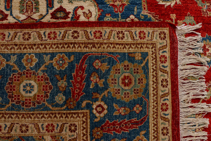 Firebrick Mamluk 8' x 10' 9 - No. 37807 - ALRUG Rug Store