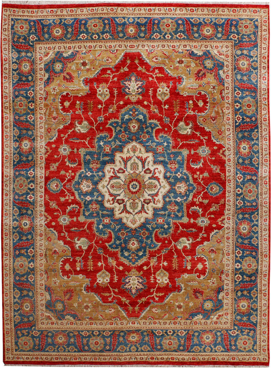 Firebrick Mamluk 8' x 10' 9 - No. 37807 - ALRUG Rug Store