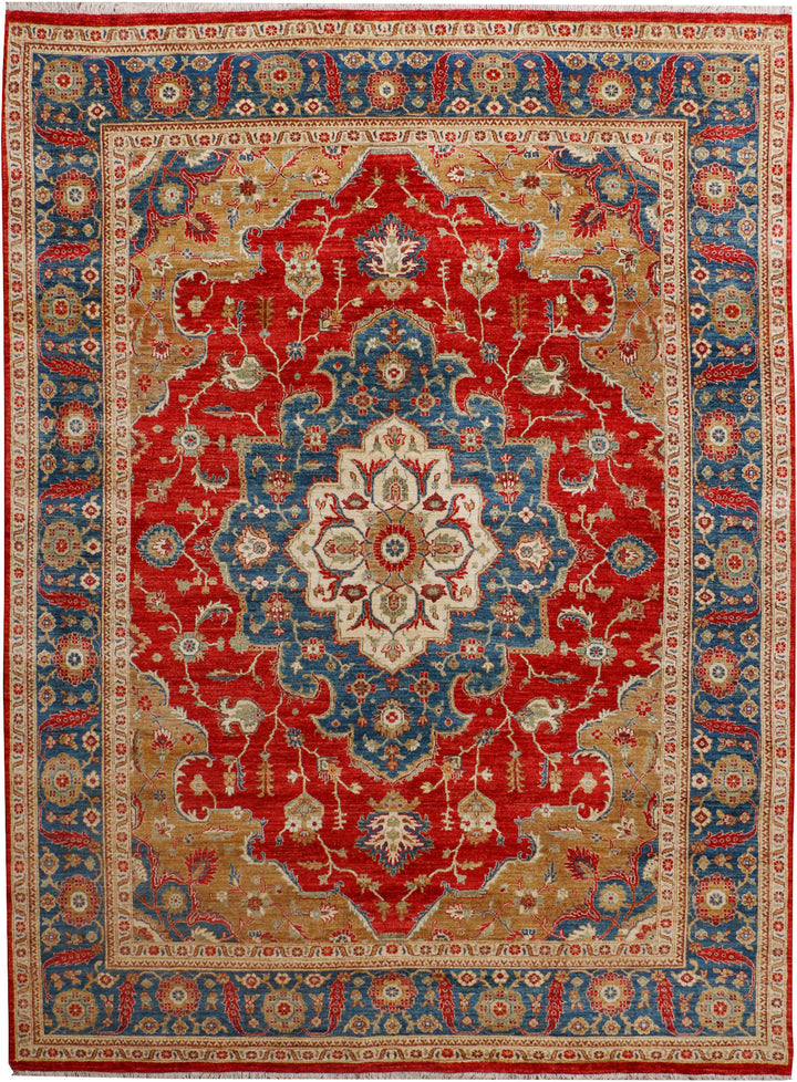Firebrick Mamluk 8' x 10' 9 - No. 37807 - ALRUG Rug Store