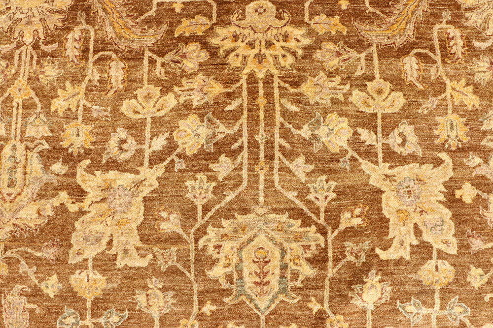 Dark Goldenrod Ziegler 7' 11 x 14' 4 - No. 37816 - ALRUG Rug Store