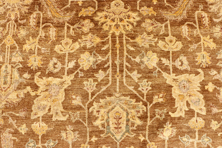 Dark Goldenrod Ziegler 7' 11 x 14' 4 - No. 37816 - ALRUG Rug Store
