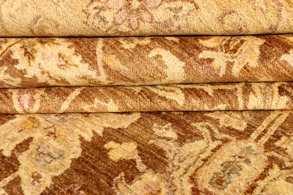 Dark Goldenrod Ziegler 7' 11 x 14' 4 - No. 37816 - ALRUG Rug Store