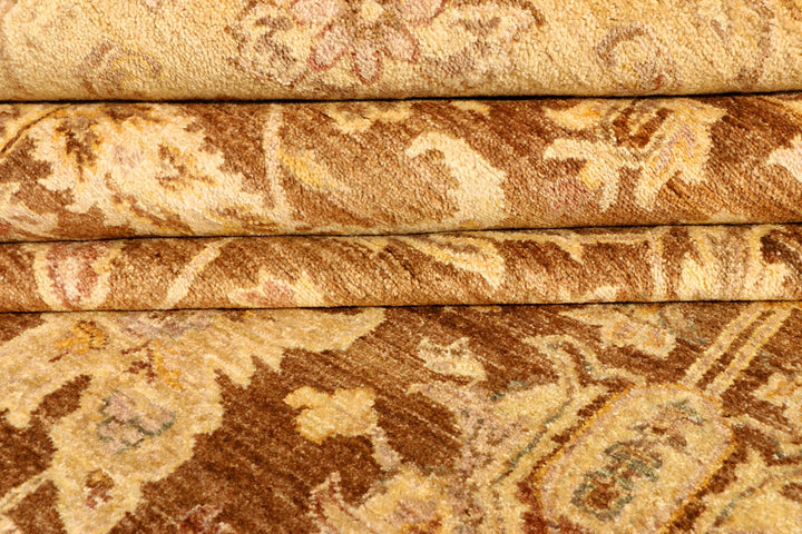 Dark Goldenrod Ziegler 7' 11 x 14' 4 - No. 37816 - ALRUG Rug Store