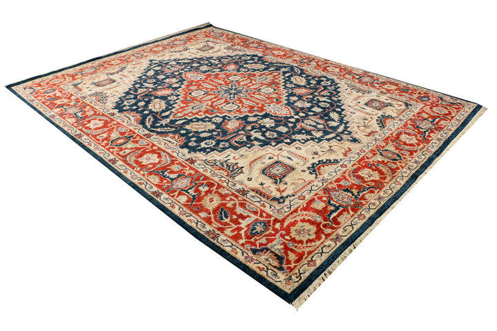 Midnight Blue Serapi 8' 1 x 10' 6 - No. 37824 - ALRUG Rug Store