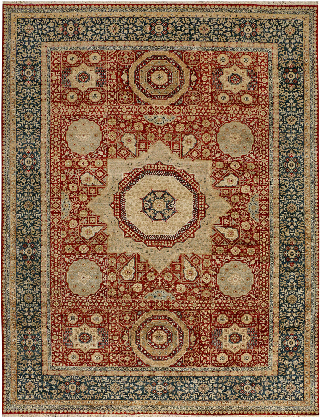 Firebrick Mamluk 8' 8 x 11' 5 - No. 37830 - ALRUG Rug Store