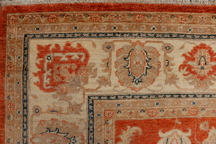 Orange Red Ziegler 8' 2 x 9' 10 - No. 37839 - ALRUG Rug Store